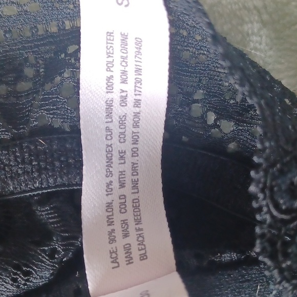 NWOT Auden Black Lace Strapless Bra Bandeaus Size Small - Picture 8 of 8